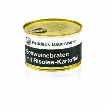 Canned ready meal, Roast Pork with Pommes Risolee, 400g